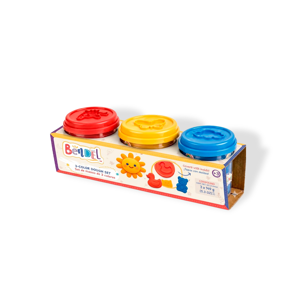 [BD034] Set de masa de 3 colores