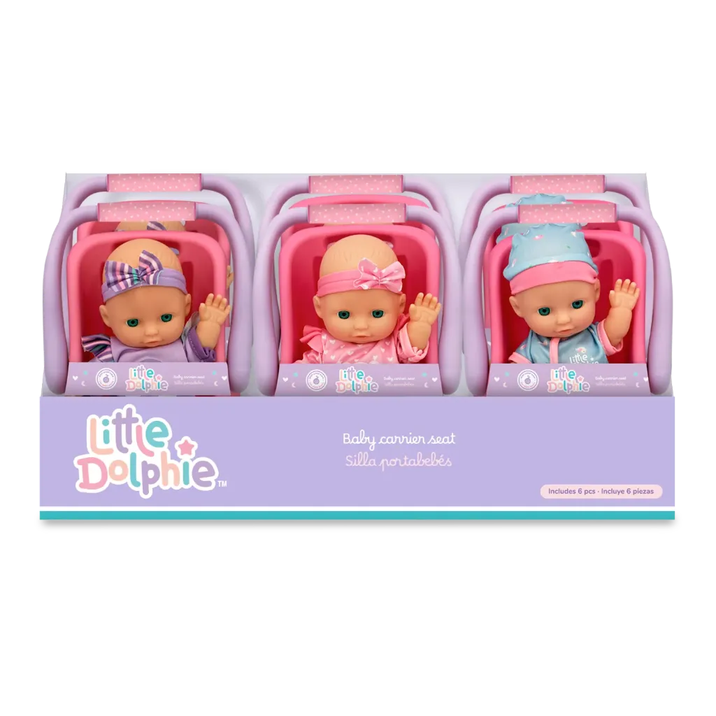[LD26] Muñeca de 23 cm con asiento portabebés