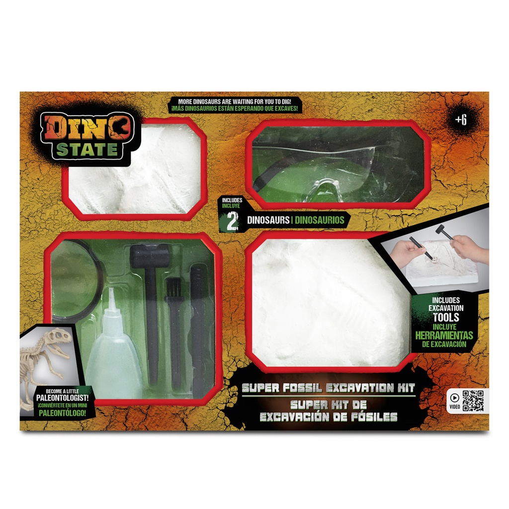 [DS016] Kit de excavación de super fósiles