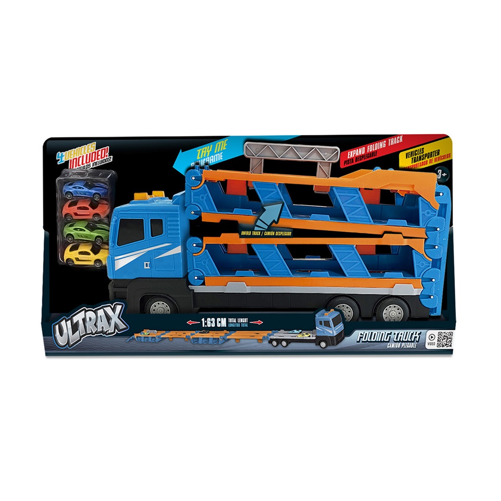 [UL041] Camión lanza autos grande